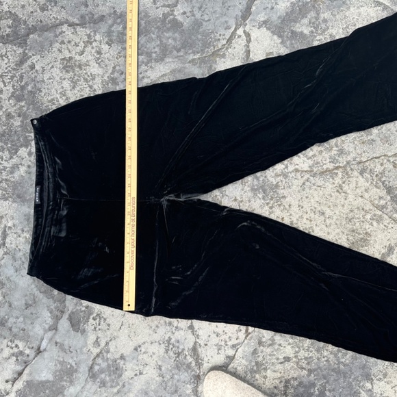 Whistles black velvet wide pant size 12 - Picture 6 of 9